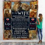 to my wife lion quilt nh d2421815
