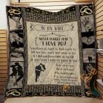 to my wife never forget that blanket th0907 quilt d2413511