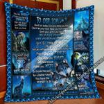 to our son believe in yourself your own strength wolf quilt blanket shb79 d2452648