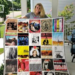Tom Petty Albums Cover Poster Quilt Blanket Ver 5