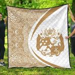 tonga coat of arms polynesian premium quilt circle style 03 j2 quilt d2419453