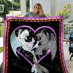 toothless and light fury dragon quilt blanket d2451670