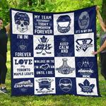 toronto maple leafs fan gift idea quilt d2422822