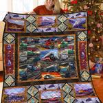train quilt blanket d2452805