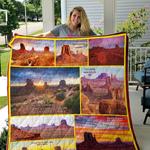 travelling to monument valley quilt blanket d2453785