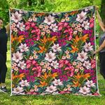 tropical flowers cl17100622mdq quilt blanket d2483934