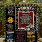 trucker my only love quilt blanket d2452818