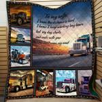 truckers wife 3d printing quilt blanket dml qhg00030 d2451621