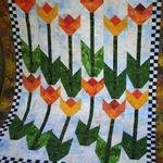tulip flower hur quilt ns d2486954