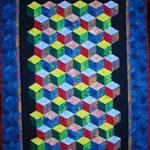 tumbling blocks cla2210501q quilt blanket d2478474