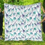 turquoise giraffe cl17100645mdq quilt blanket d2483745