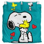 turquoise snoopy and woodstock bedding set d2157638