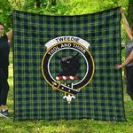 tweedside district tartan clan badge premium quilt th8 home decor quilt d2419479