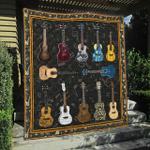 ukulele musical instrument quilt blanket great customized blanket gifts for birthday christmas 0