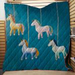 unicorn friends ornament quilt d2421742
