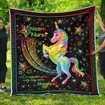 unicorn nurse more magical cl12100711mdq quilt blanket d2482599