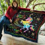 unicorn nurse more magical quilt blanket dhc020120194td d2446808