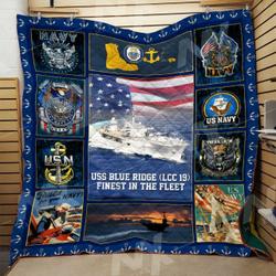Us Navy Quilt Blanket Dhc0910574Vt