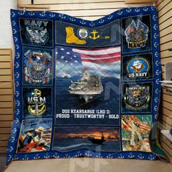 Us Navy Quilt Blanket Dhc3112326Vt