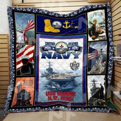 Us Navy Quilt Blanket Dhc3112422Vt