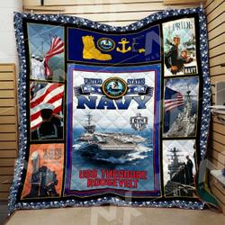 Us Navy Quilt Blanket Dhc3112423Vt