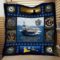 Us Navy Quilt Blanket Dhc3112483Vt