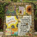 vb elephan sunflower 2303 1 quilt blanket quilt d2416056