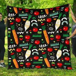 Vegan Cl12100716Mdq Quilt Blanket