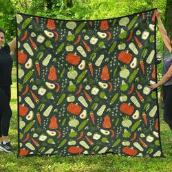 Vegan Cl12100718Mdq Quilt Blanket