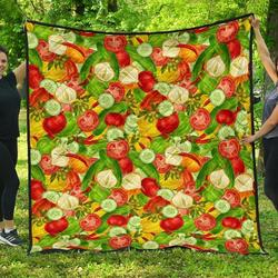 Vegan Colorful Cl12100720Mdq Quilt Blanket