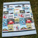 vehicles clt260648 quilt blanket d2480633