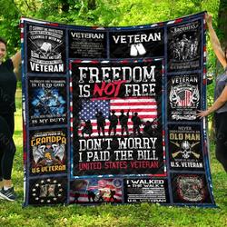 Veteran Quilt Blanket Dhc0701246Vt