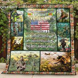Vietnam Veteran 02 - 3D Blanket TH0807 Quilt
