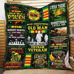 Vietnam Veteran Ah Quilt Derqdg