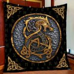 viking fenrir wolf quilt blanket d2448586