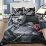 viticstore lover skull light grey shade all size quilt bedding set d2108070