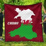 wales map premium quilt a6 quilt d2420243