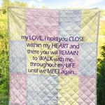 walk with me trough out my life quilt blanket dhc090120755td d2447341