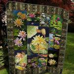 water lily p110412 quilt blanket quilt d2414830