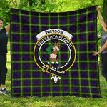 watson modern tartan clan badge premium quilt th8 home decor quilt d2419428
