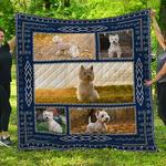 west highland white terrier come and kiss this dog quilt blanket dhc3112992td d2482419