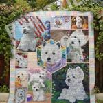 west highland white terrier pleasure is pain quilt blanket dhc31121686td d2447051