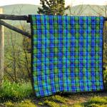 westy blue plaid quilt home decor quilt d2419628
