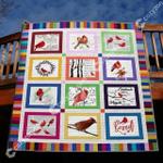 when cardinals appear quilt cd031 quilt d2419997