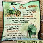 when we get to the end of our lives farmer personalized quilt bt d2421568