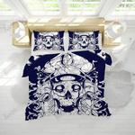 white snow skull captain printed bedding set bedroom decor d2115550