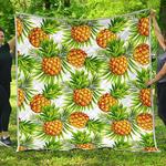white tropical pineapple cl17100726mdq quilt blanket d2448191
