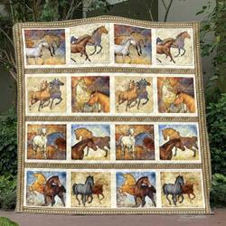 Wild Horses Pkt200657 Quilt Blanket