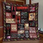 wine is fine quilt blanket no96 quilt d2417747
