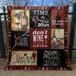 wine me up and watch me go quilt blanket tt99 quilt d2415945